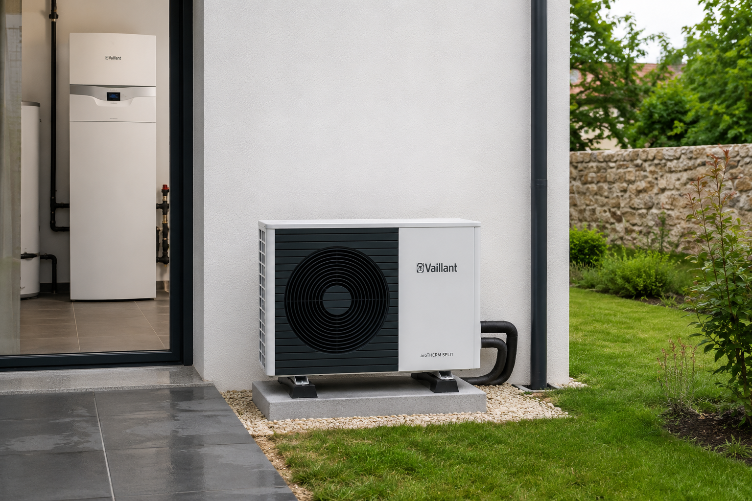 AroTHERM Split Vaillant, une Solution Bi-bloc air-eau