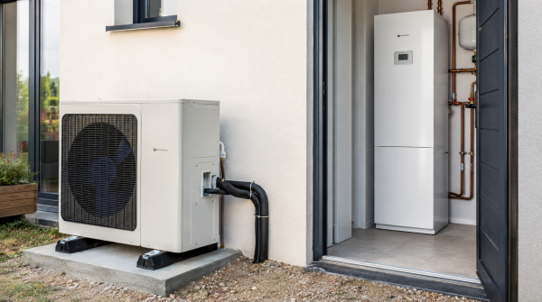 Pompe &agrave; Chaleur Saunier Duval GeniaSet Split air-eau